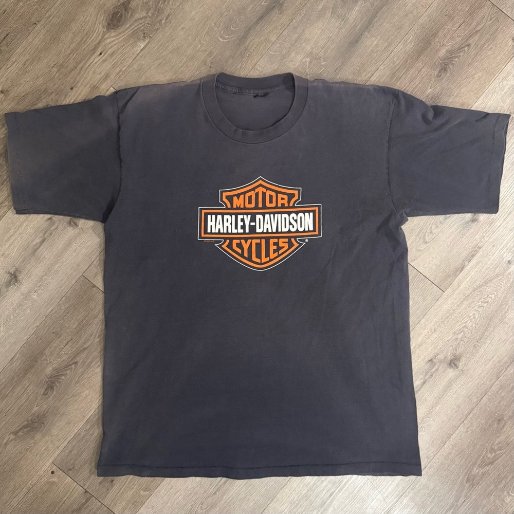 Vintage 1995 Harley Davidson Honolulu Hawaii T Shirt XL Single Stitch 23x30
